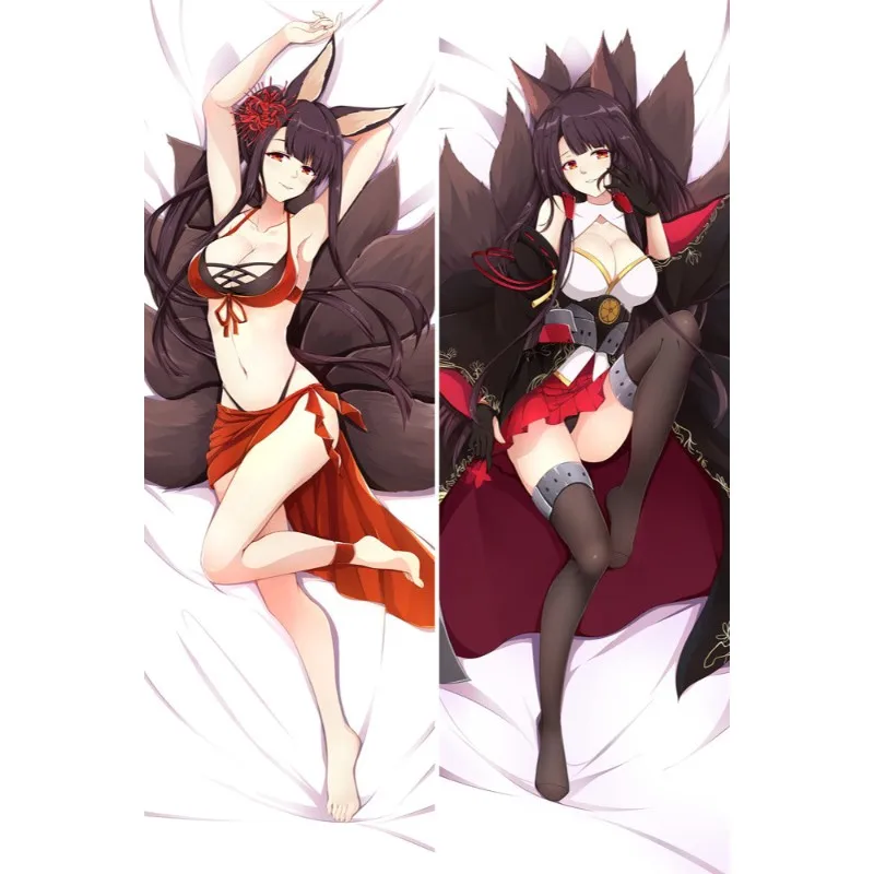 Аниме-наволочки для игр Akagi Azur переулок сексуальная девушка обнимает тело