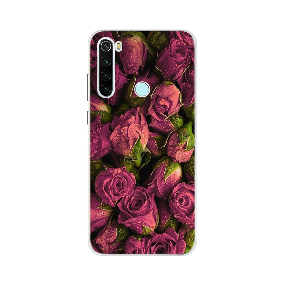 Темно-синий Для Xiaomi Redmi note 8 чехол силиконовый мягкий ТПУ чехол для телефона для Xiaomi Redmi note 8t 8 pro 6,3 задний Чехол, Fundas Coque bumper - Цвет: Темно-синий