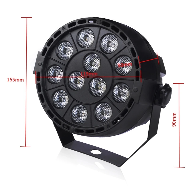 Сценический Par Светильник светодиодный 12 Светодиодный сценический светильник RGB