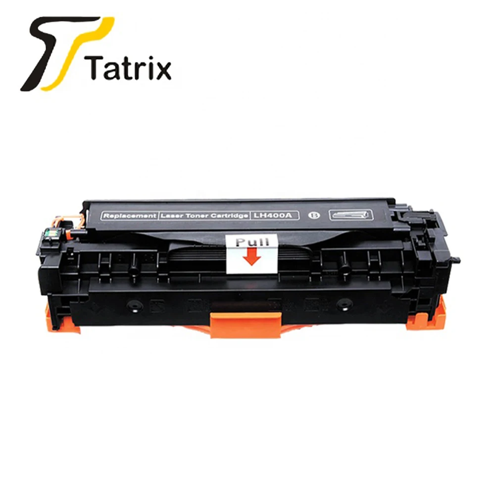 TATRIX CE400X CE401C CE402M совместимый цветной картридж с тонером 400 401 402 403 для hp Laserjet Enterprise