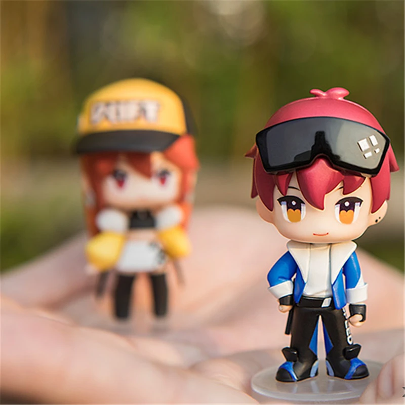 

In Stock QQ-Speed Yongtai Bai Xiao Juzi Anime Game Action Figure Q Version Pvc Hand-Made Collection Model Toys Gift for Children