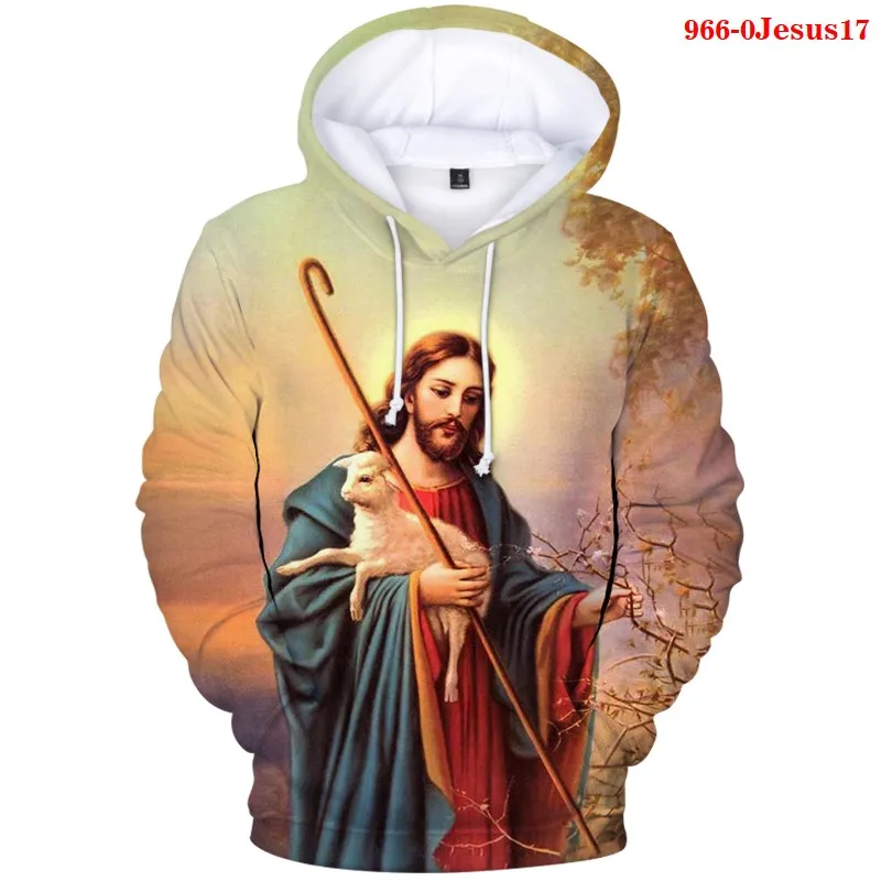 

Men Hoodies Jesus Love God 3D Print Sweatshirt Fashion Hoody Women Clothing Streetwear Oversized Hoodie Jesus Love God Male Tops