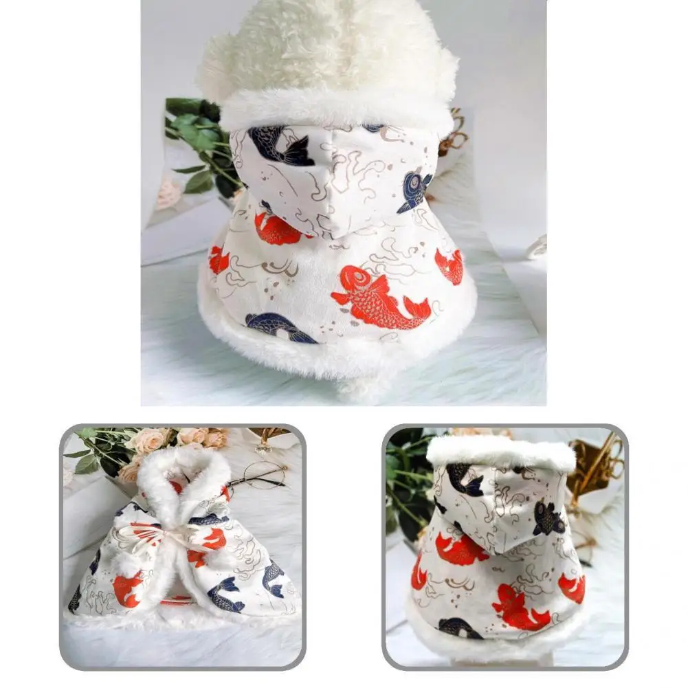 

Durable Pet Clothes Adorable Fine Workmanship Pet Dogs Kitten Hooded Coat Outfit Pet Cloak Pet Costume