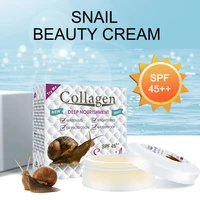 snail collagen sunscreen face body skin care spf45 uv sun protection cream oil control moistens brightens skin pearl concealer