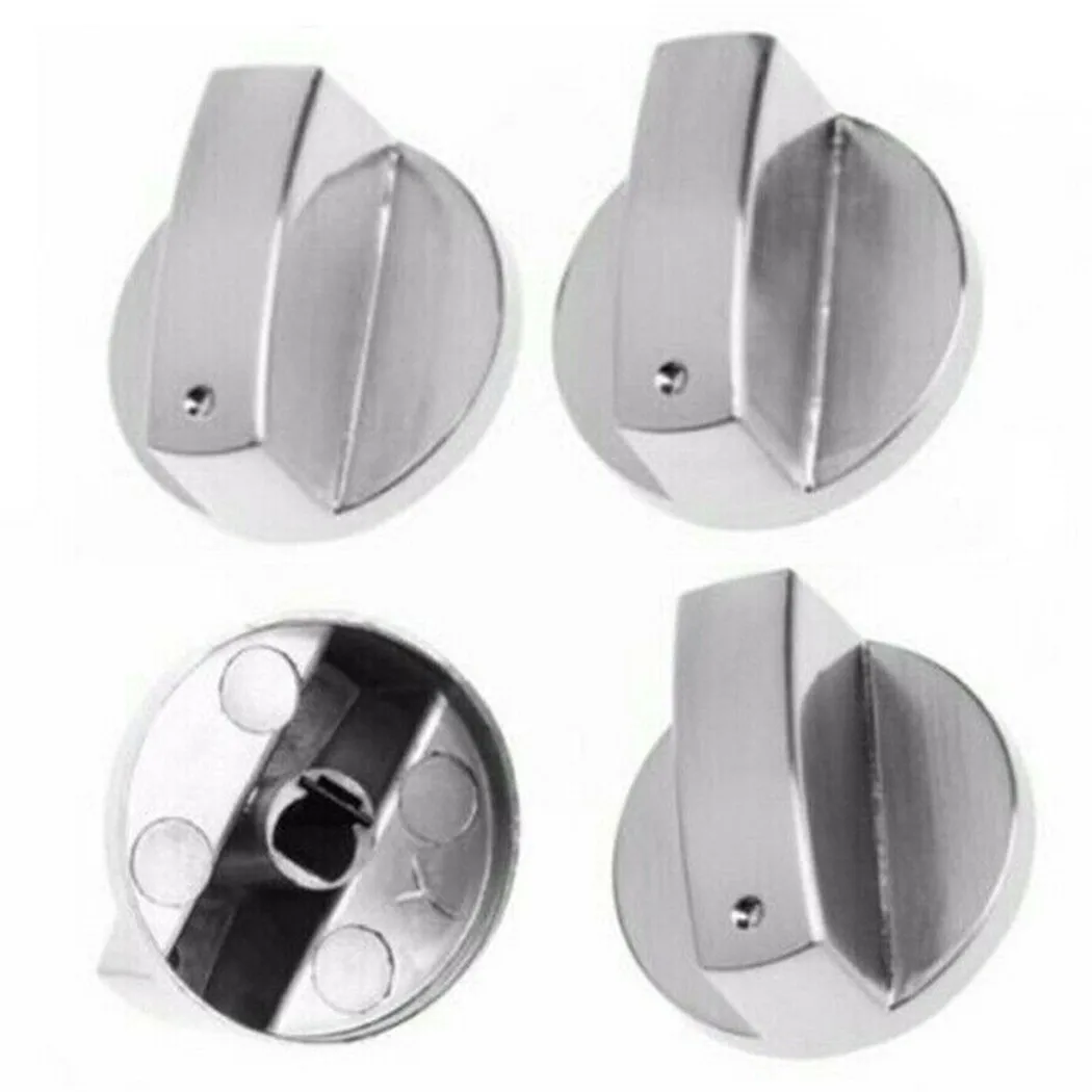 

Control Stove Knobs Cooker Equipment Gas Knobs Oven Replacement Silver