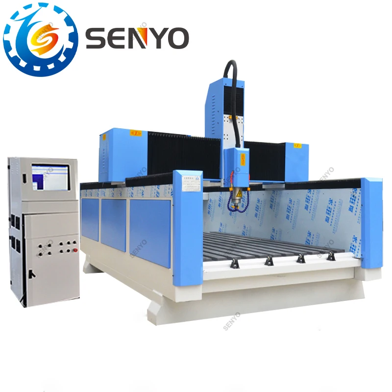 ЧПУ-роутер для гравировки камня SENYOCNC 1325 1530 станок резки гранита мрамора 3 оси |