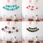 Баннер на день рождения, бумажная фотобумага, украшение, оформление первого дня рождения, товары для вечеринки в честь будущей мамы