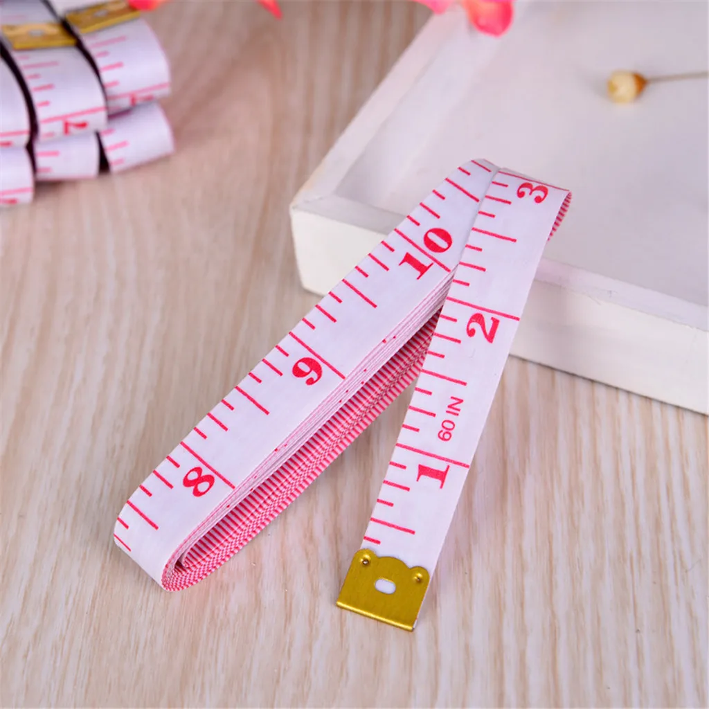 

Cm And Inch Plastic Tape With White Background And Pink Characters Soft Ruler 1m Telescopic Measuring Ruler / Soft Ruler 1m #763