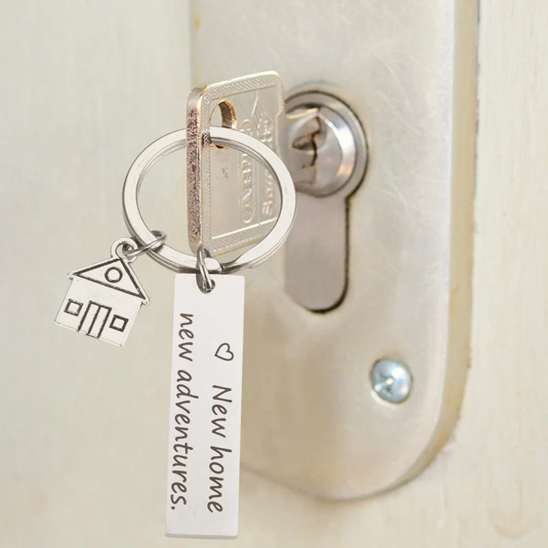 Новый дом новые приключения Брелок Дом Ключи брелок движущиеся вместе первый