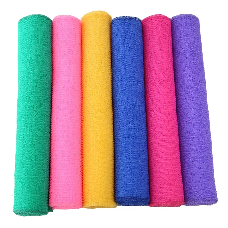 1 шт красоты кожи Отшелушивающий ткань мочалки салфетки для бани халаты японский