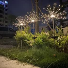 Уличная Водонепроницаемая гирлянда с одуванчиками, 90 светодиодов, садовый шнурок-лампа для газона, Рождественское украшение