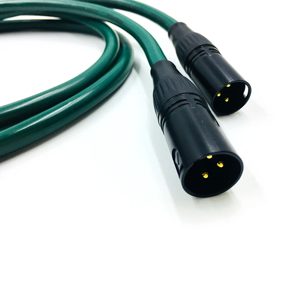 TOP-HiFi пара с родиевым покрытием балаксированный аудиокабель RCA-XLR соединительный