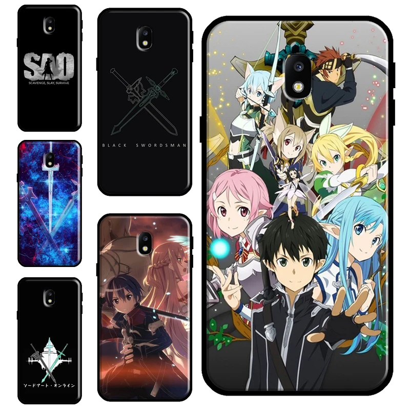 

Чехол Sword Art Online для Samsung Galaxy J1 J3 J7 J5 2016 J4 J6 A8 A6 Plus J8 A9 A7 2018 A3 A5 2017