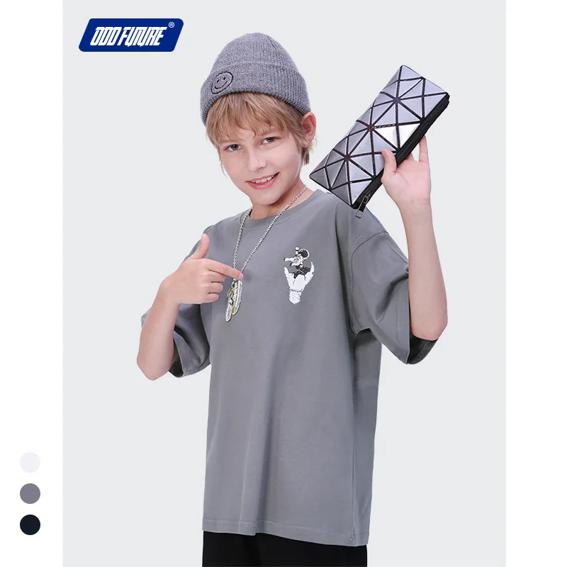 

Kids Clothes Summer Children's Boys Fashion Korean T Shirts Casual Loose Oversize Print T-shirts for Teens Big Boys Tee Shirts