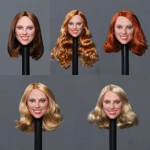 in stock gactoys gc033 16 scarlett johanson smiling head sculpt carving fit 12 female action figure body free global shipping