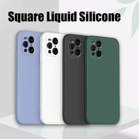 square liquid silicone phone case for oppo find x3 pro lite neo original cute capa findx3 x3pro x3lite x3neo 5g soft cover funda