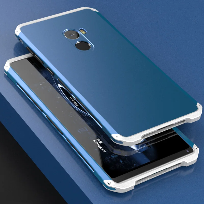 blue silver Global Armor чехол s для Xiaomi redmi Note 8 Pro Чехол жесткий TPU металлический каркас матовый чехол для Xiaomi redmi Note 7 6Pro Mi9 Mi8 чехол - Цвет: blue silver
