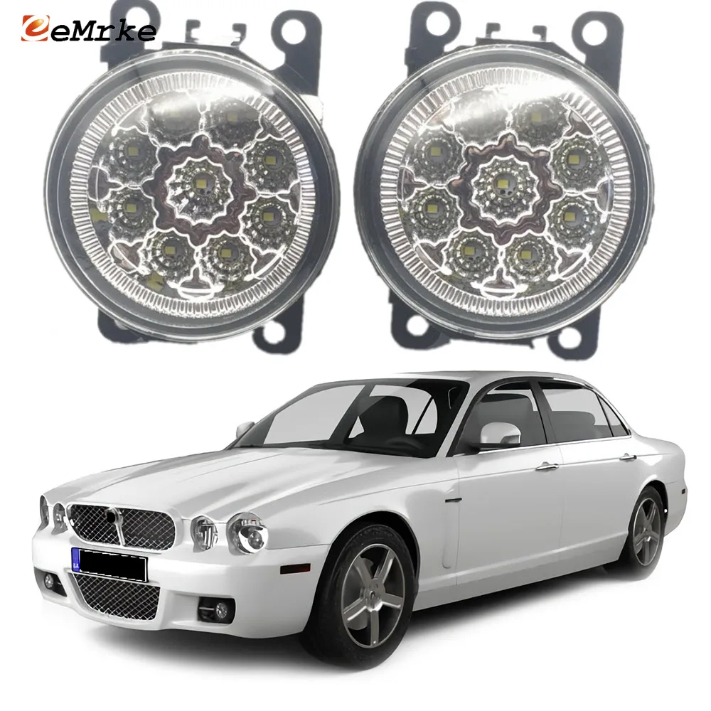 EEMRKE автостайлинг для Jaguar XJ XJR X358 2007 2008 2009 светодиодные противотуманные фары H11 H8