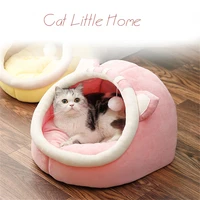 cat bed small medium cats dogs nest pet nest sofa with ball toys dog kennel sofa house cushion cat pet products kitten bed