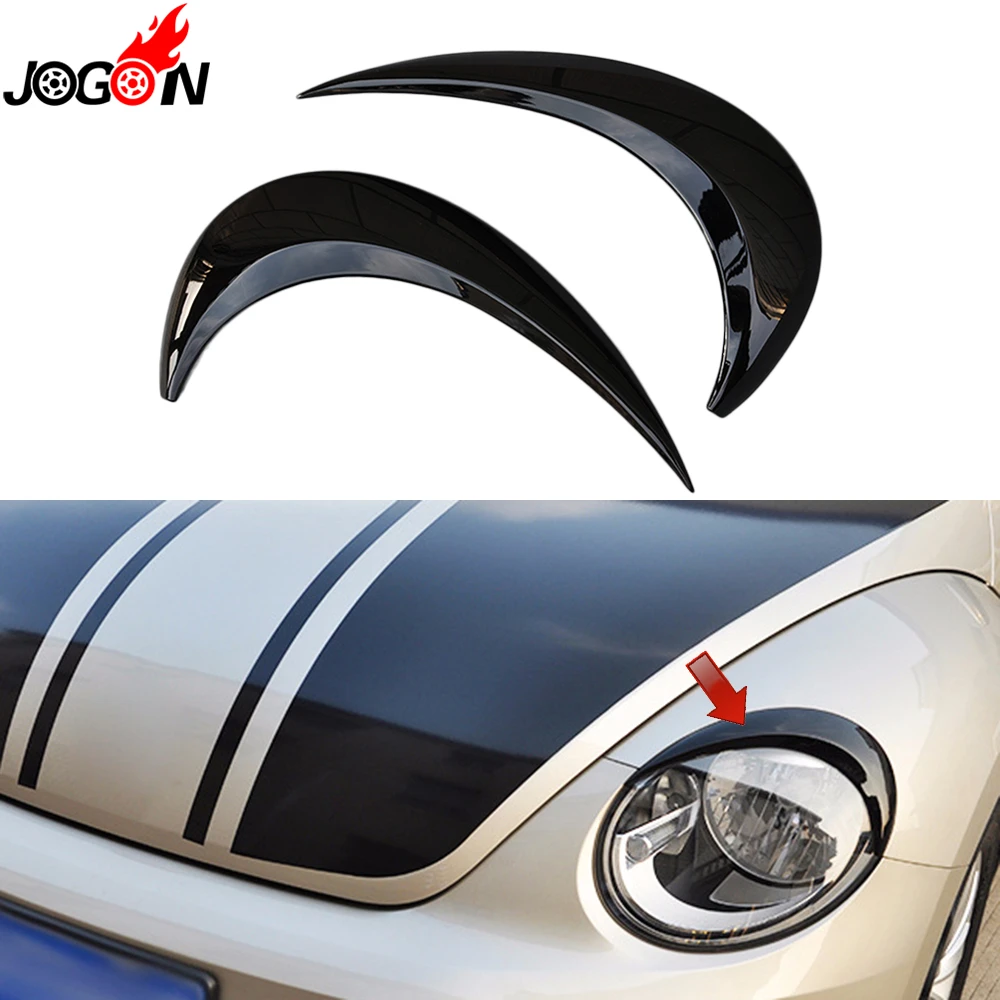 Черный Для VW Volkswagen Beetle A5 2012 - 2018 автомобилей головной светильник головная лампа