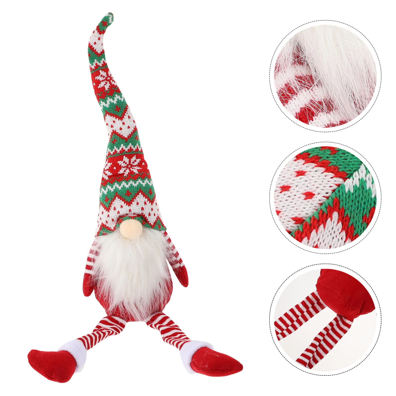 

1Pc Faceless Doll Decor Chic Gnome Doll Adornment Lovely Christmas Supply