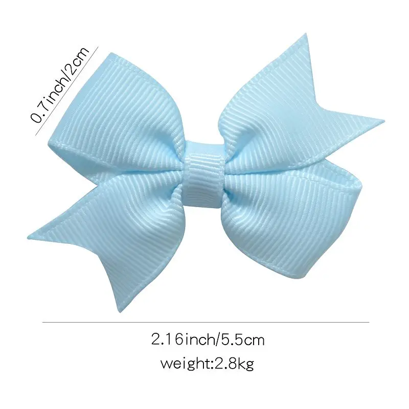 2 шт. заколки для волос с бантом из корсажной ленты девочек милые украшения