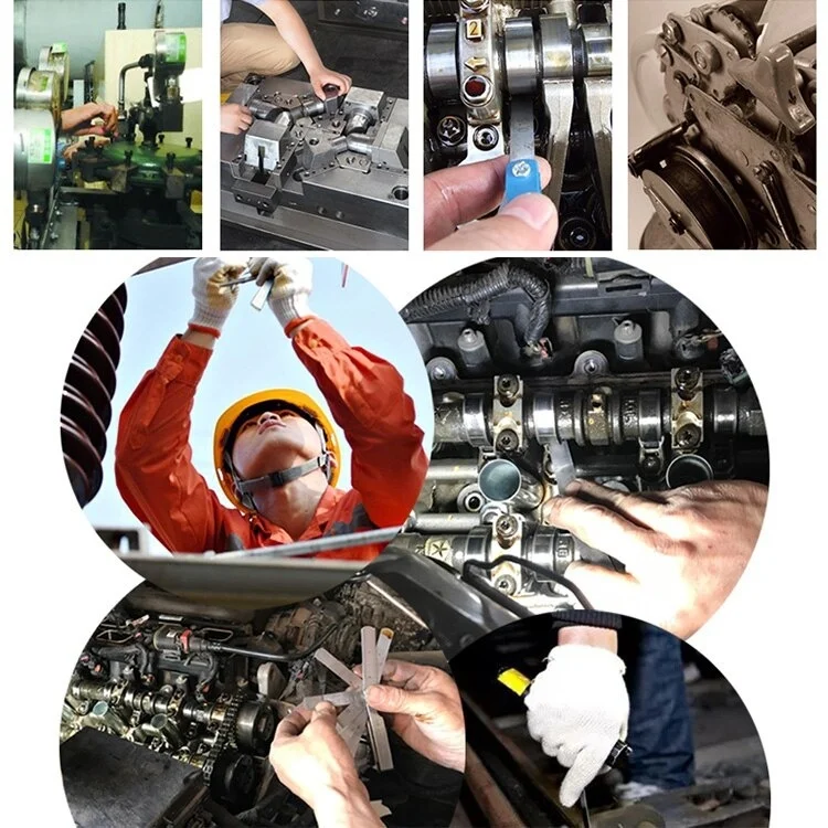 

High quality 32pcs range finder, feeler gauge valve, teaching gauge, 0.04-0.88 mm, clearance dimension,.0015-.035 copper sheet