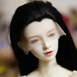 Новый стиль 13 14 Bjd парик высокая температура черный провод Bjd парик SD для BJD куклы парик