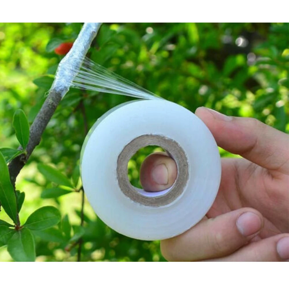 Longth 200M Parafilm Nursery Grafting Strechable Film Tape Garden Tree Plants Seedlings Supplies Eco-friendly PE Self-adhesive