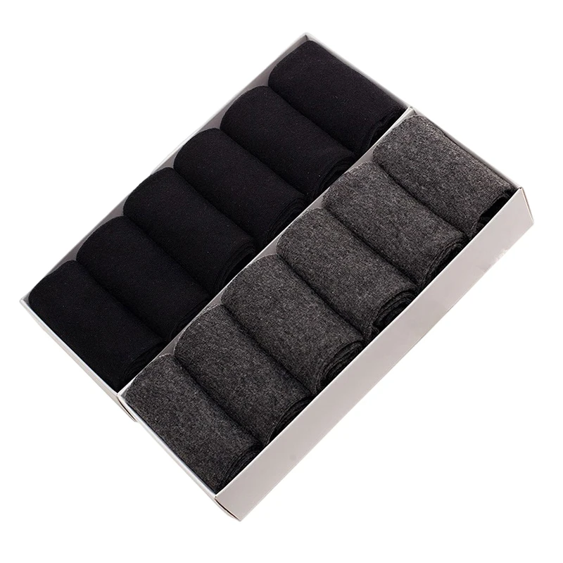 

ZARE Men's Cotton Socks New Style Black Business Men Socks Soft Breathable Summer Winter for Male Plus Size A1 YX5