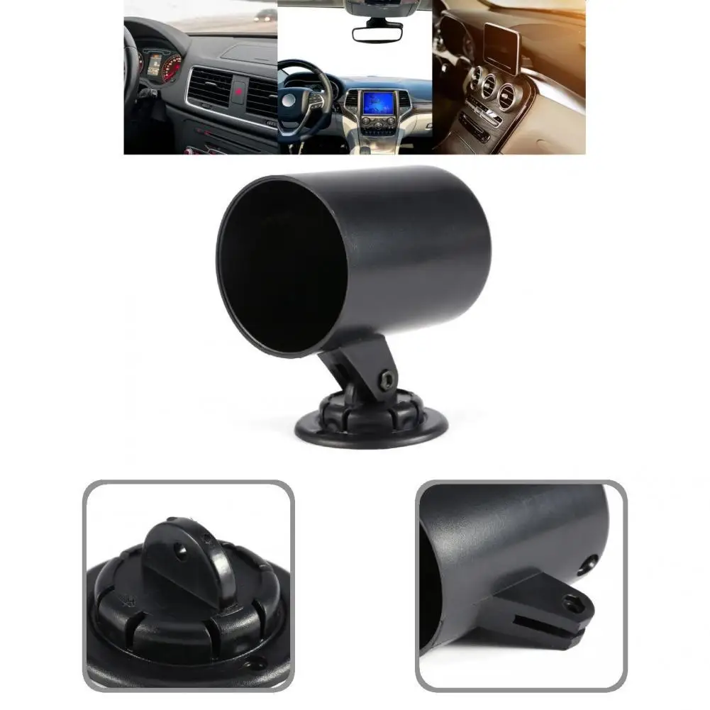 

Black Robust Widely Use 2 inch Single Hole Gauge Cup Compact Gauge Pod Easy Assembly for Motor