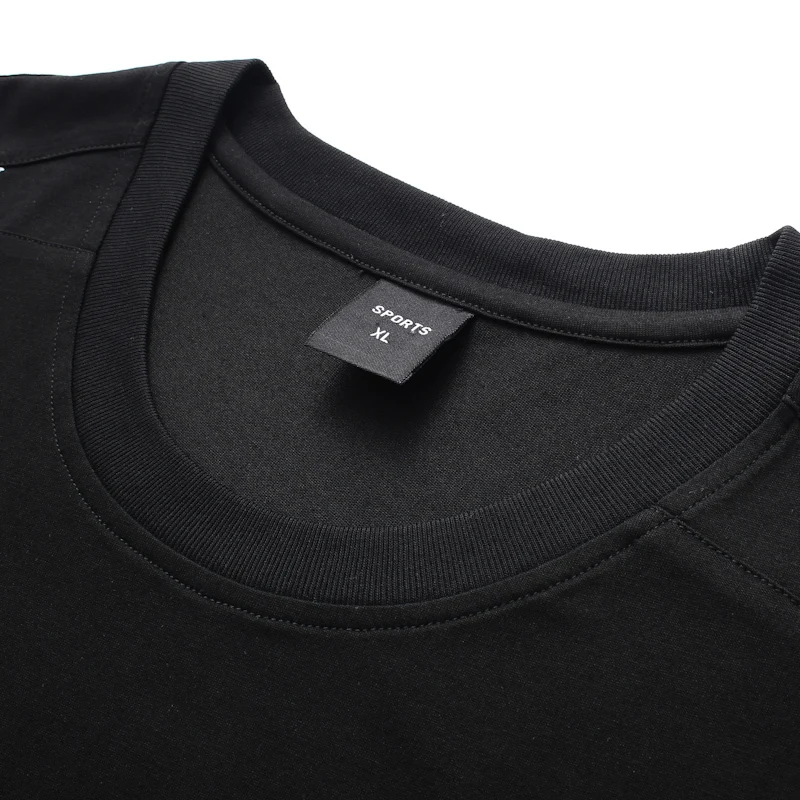 8XL размера плюс мужские футболки классические с коротким рукавом и О-образным