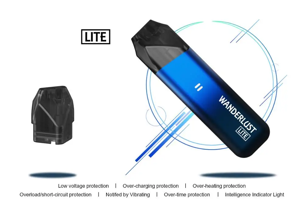 ADVKEN Lite электронная сигарета 1000 мАч 2 мл|Системы нагревания табака и электронные