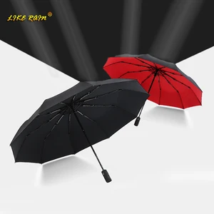 Складной зонт унисекс, автоматический двойной зонтик от дождя и солнца, защита от УФ излучения, защита от ветра, для гольфа, UBY22