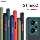 Чехол для Realme GT Neo2, чехол для Realme GT Neo 2 GT Master GT2 C21 C21Y, Матовый полупрозрачный бампер для телефона Realme GT Neo2