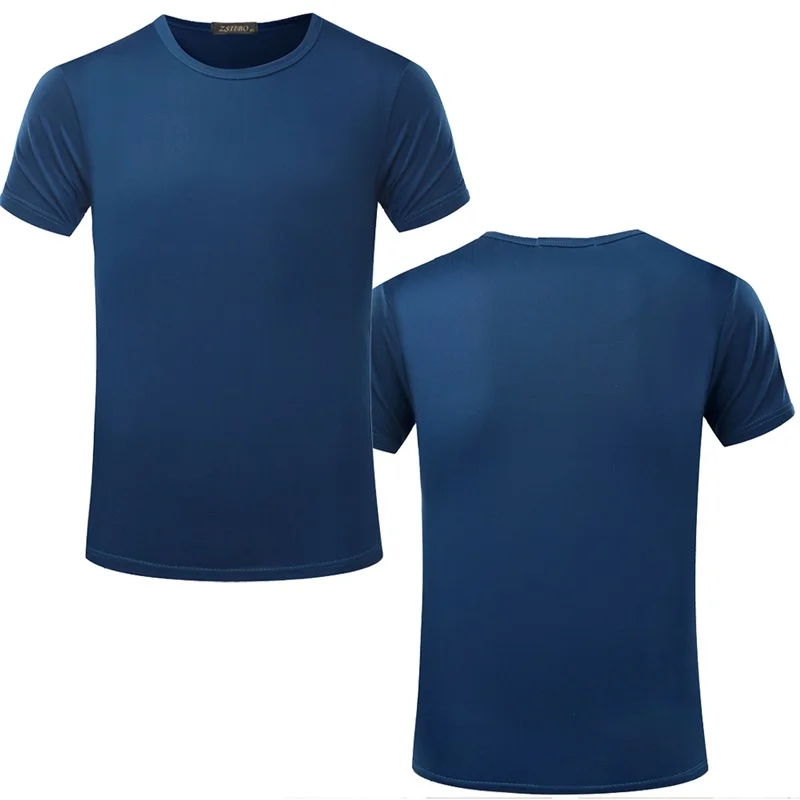 Solid Blue Футболка короткий рукав модная Фирменная Новинка Мужская футболка индийский с принтом, повседнедневые, свободные fit с О-образным вырезом мужские футболки футболка TX80 R - Цвет: Solid Blue