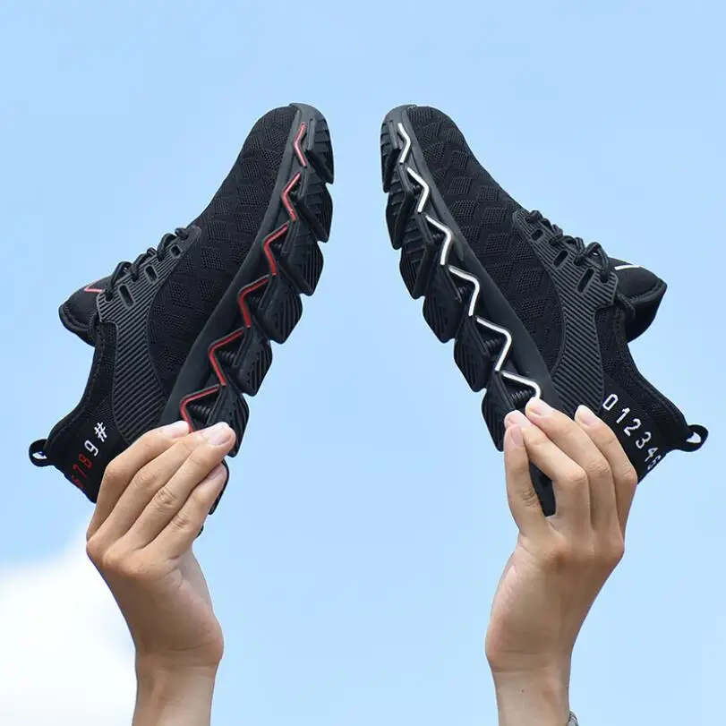 Мужская защитная обувь Уличная со стальным носком защитные ботинки Рабочая с