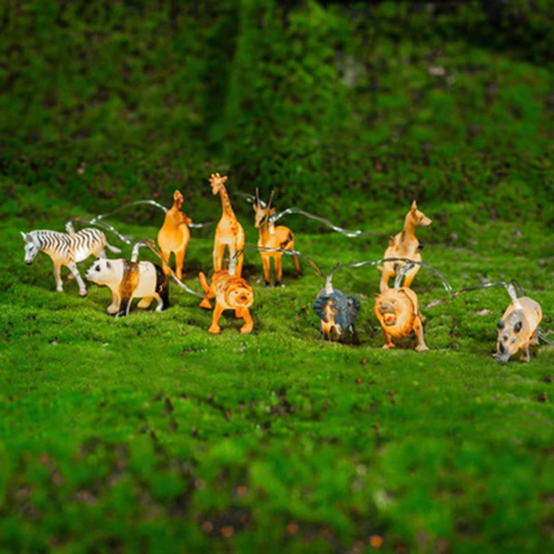 

10LED Animal Dinosaur String Lights Children's Genie Lights Room Lights Indoor Light Strings Battery Powered Children's Gifts