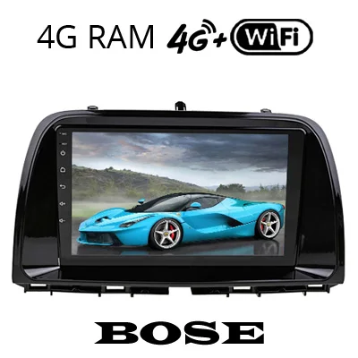 CX-5 4G BOSE Can Sinosmart Android 8,1 автомобильный радиоприемник с навигацией GPS для Mazda CX-5 2013- 2din 2.5D ips/QLE экран поддержка системы BOSE 4G LTE 32EQ - Цвет: CX-5 4G BOSE Can
