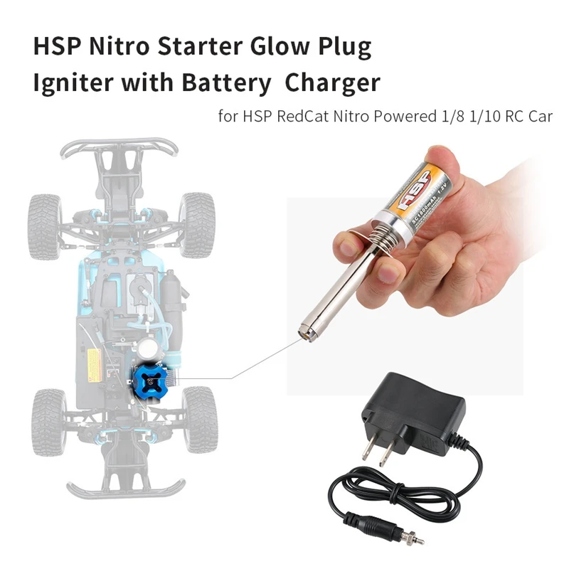 Стартер Nitro Kit светящаяся вилка воспламенитель с зарядным устройством