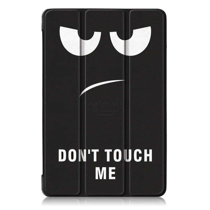 Do not Touch Me Окрашенный Магнитный умный чехол для Samsung Galaxy Tab S5E 10,5 T720 чехол для SM-T725 кожаный чехол подставка Trifold Fundas - Цвет: Do not Touch Me