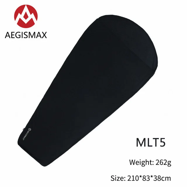 MLT5 AEGISMAX кемпинг спальный мешок вкладыш конверт и Мумия Открытый Кемпинг портативный одноместный спальный мешок вкладыш замок температуры - Цвет: MLT5