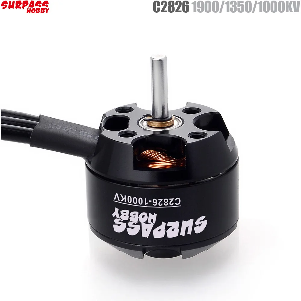 14 полюсный бесщеточный двигатель SURPASS HOBBY 2208 C2826 1000KV 1350KV 1900KV для самолета RC 100g 350g с