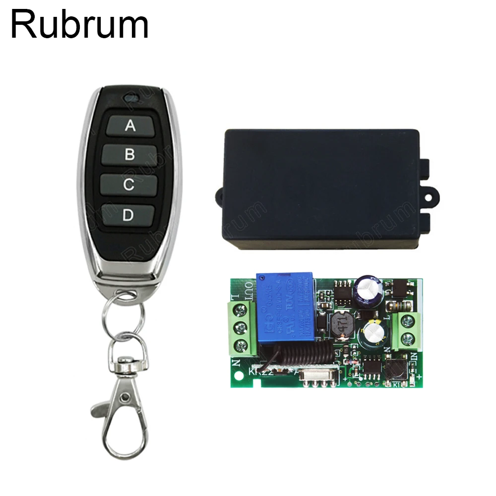 Беспроводной Выключатель Rubrum для лампы 433 МГц 220 В переменного тока|Выключатели| |