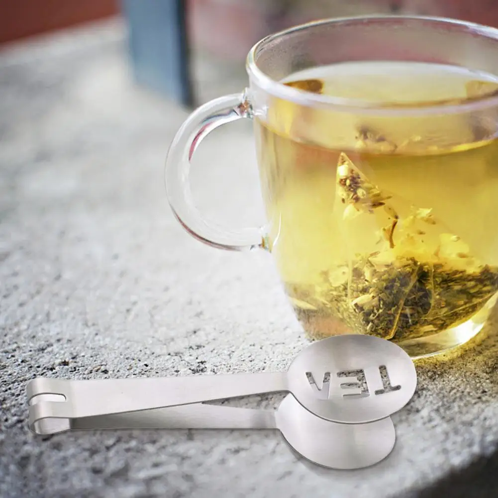 Многоразовые полые щипцы для чайных пакетиков ложка из нержавеющей стали