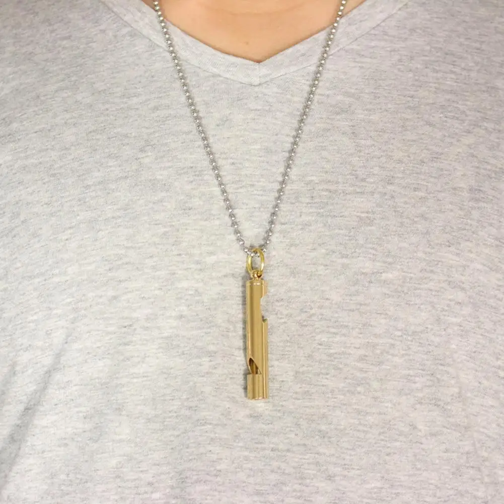 

Brass Beer Opener Heavy Duty Decorative Accessory Loudest Brass Whistle Beer Opener for Hiking