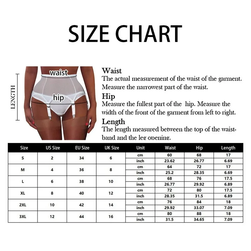 Винтажные летние новые женские пикантные прозрачные подвязки с поясом выше