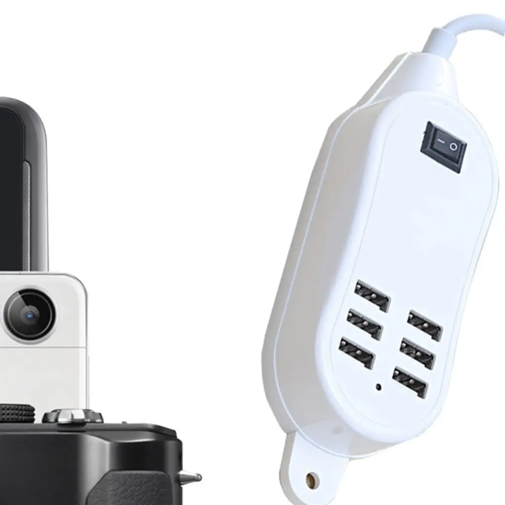 25 Вт/5А 6 usb портов для настольного телефона зарядное устройство сетевой адаптер