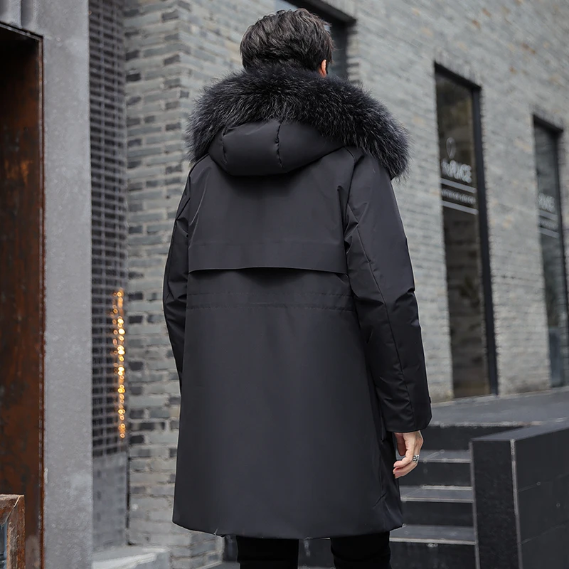 off-Season Clearance Men's down Jacket Men's Mid-Length New Winter Menswear Brand Parka Fashion men clothing