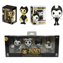 New POP Bendy and The Ink Machine Game Figure Doll Action Figures Kids Collections Bendy PVC Toys Set